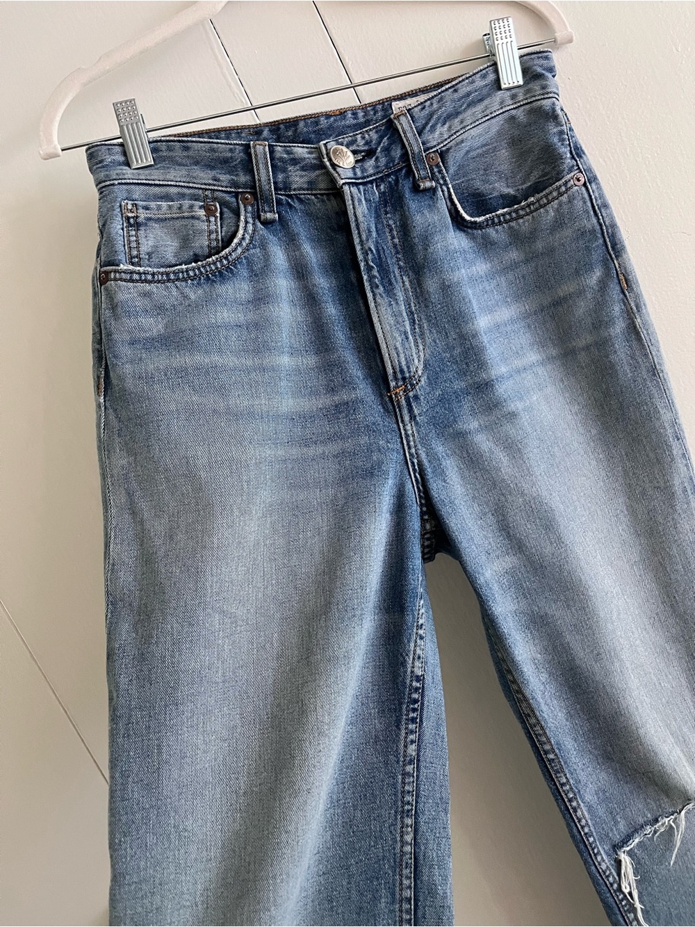 Rag&Bone Super Hi Rise Straight Leg Jeans